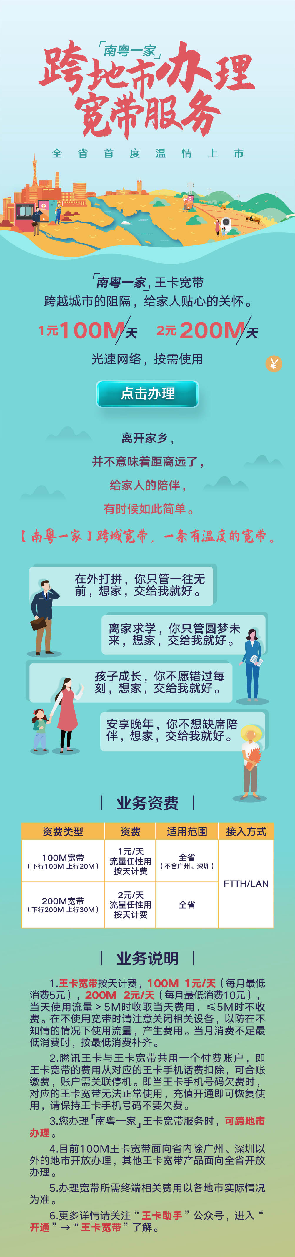 跨地市宽带