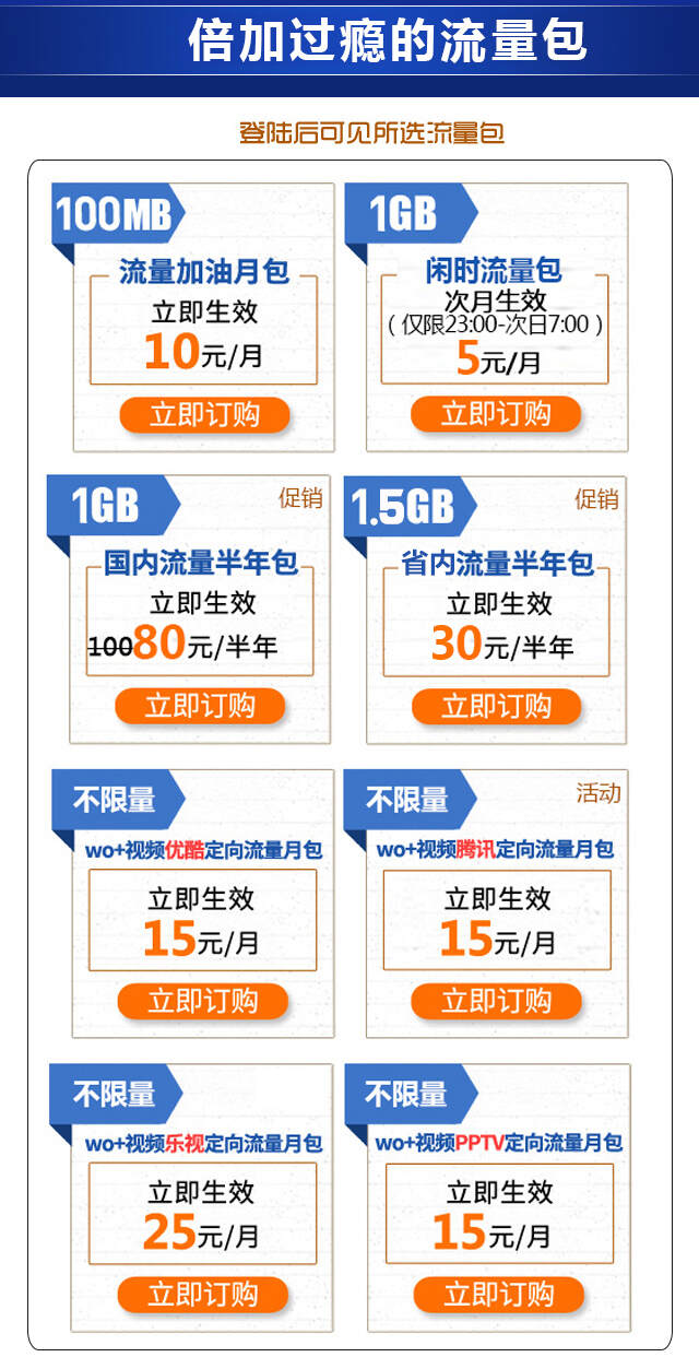临时购买流量包