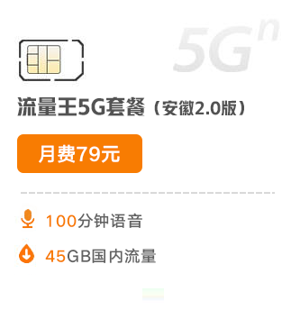 流量王5G套餐（安徽2.0版）