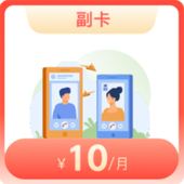 宝卡亲情卡-10元副卡